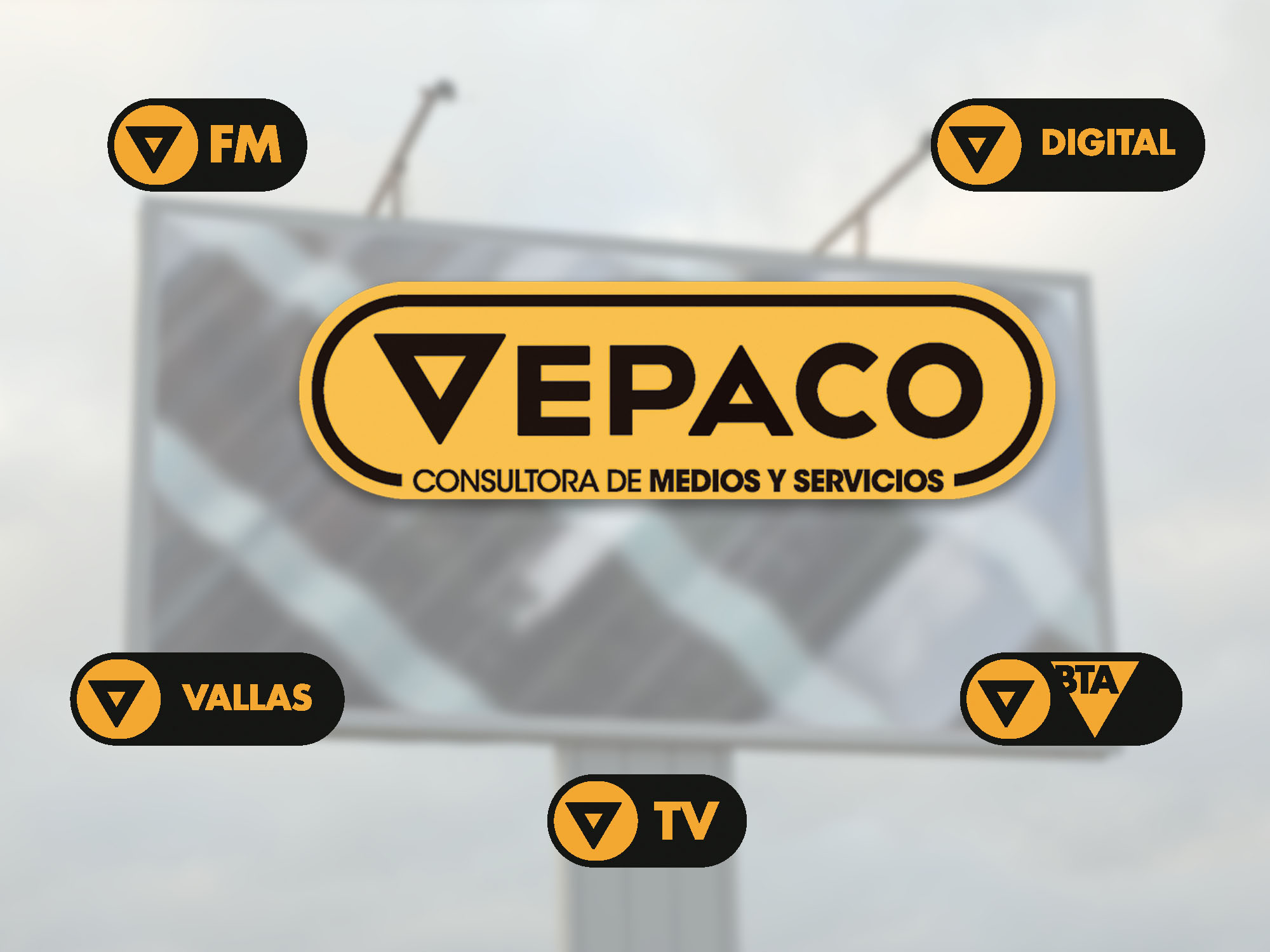 <b>Vepaco es líder en el mercado nacional de vallas y publicidad directa, medios audiovisuales de televisión, radio y comunicación digital.</b>